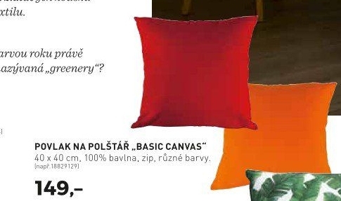 Povlak BASIC CANVAS