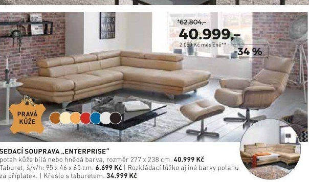 Sedací souprava ENTERPRISE