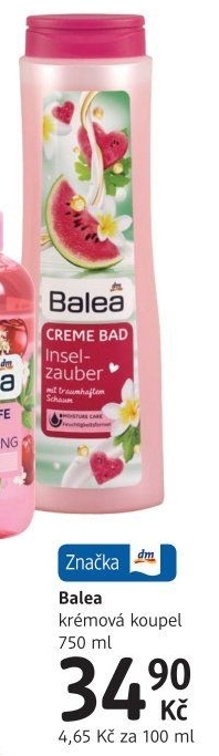 Krémová pěna do koupele Balea