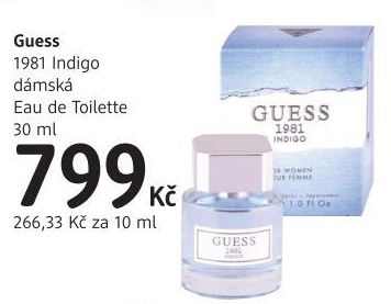 Toaletní voda dámská 1981 Indigo Guess