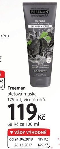 Maska pleťová Freeman