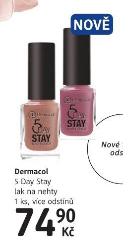 Lak na nehty 5Day Stay Dermacol
