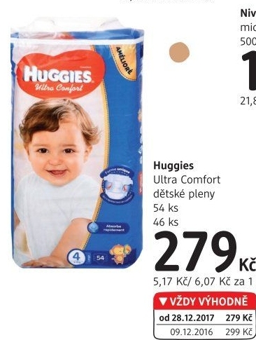 Pleny dětské Huggies Ultra Comfort