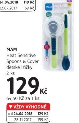 Lžičky dětské Heat Sensitive Spoon &amp
