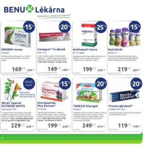 akční leták BENU Lékárna 1.4.2018-30.4.2018