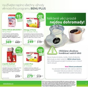 akční leták BENU Lékárna 1.4.2018-30.4.2018