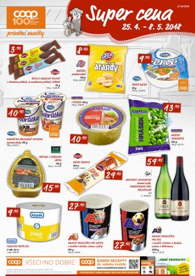 akční leták COOP 25.4.2018-8.5.2018