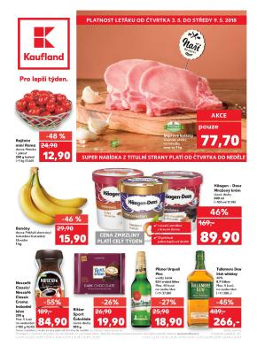 akční leták Kaufland 3.5.2018-9.5.2018