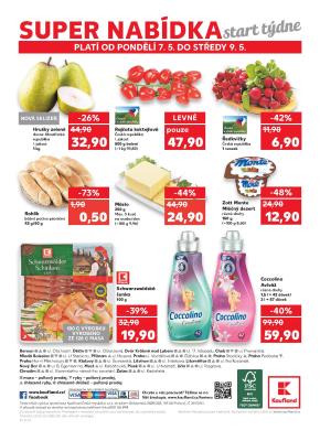 akční leták Kaufland 3.5.2018-9.5.2018