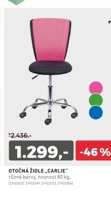 Otočná židle CARLIE