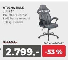 Otočná židle LUKE