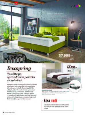 akční leták Kika nábytek 30.4.2018-30.6.2018