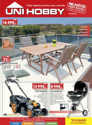 akční leták UNI HOBBY 3.5.2018-16.5.2018