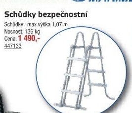 Schůdky k bazénu Tampa Marimex