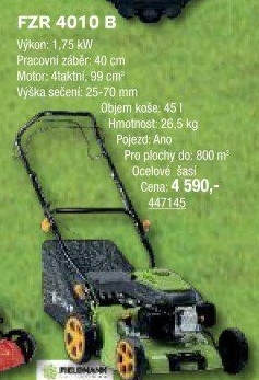 Benzínová sekačka s pojezdem Fieldmann FZR 4010-B