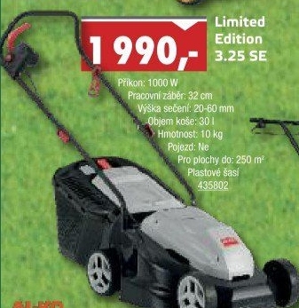 Elektrická rotační sekačka AL-KO Classic 3,25