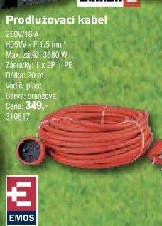 Prodlužovací spojka Emos