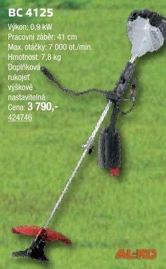 Benzínová motorová kosa AL-KO BC 4125 II-S Comfort