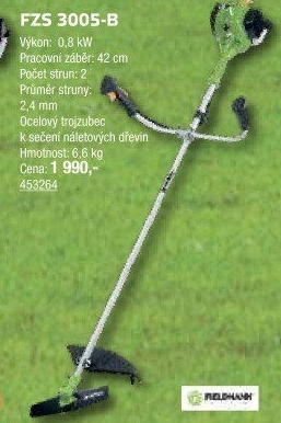 Benzinový křovinořez Fieldmann FZS 3005-B