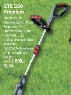 Sekačka strunová elektrická Al-Ko GTE 550 Premium