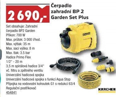 Čerpadlo zahradní Kärcher BP 2 Garden Set Plus