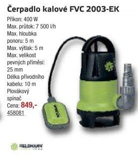 Kalové čerpadlo FVC 2003-EK Fieldmann