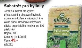 Sadbový substrát bylinková zahrádka Natura
