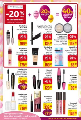 akční leták Teta drogerie 3.5.2018-12.5.2018