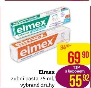 Pasty na zuby Elmex