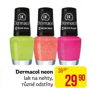 Lak na nehty Neon Dermacol