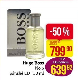 Toaletní voda pánská No.6 Hugo Boss
