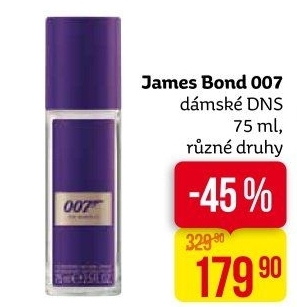Deodorant parfémovaný 007 James Bond