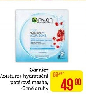 Textilní pleťová maska Garnier