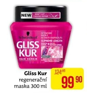 Maska na vlasy Gliss Kur Schwarzkopf