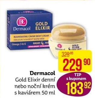 Krém pleťový omlazující Gold Elixir Dermacol