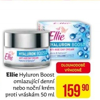 Omlazující pleťový krém Hyaluron Boost Ellie