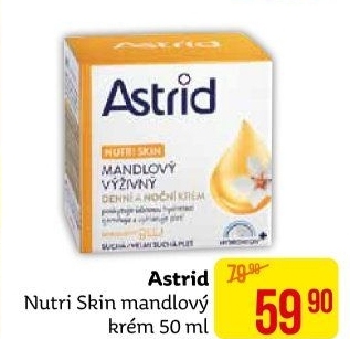 Pleťový krém výživný mandlový Nutri Skin Astrid