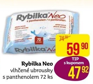 Ubrousky s panthenolem Rybilka Neo