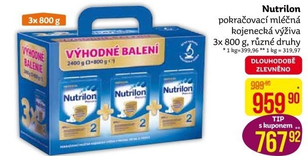 Kojenecké mléko Nutrilon