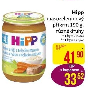 Příkrm masozeleninový Bio HiPP