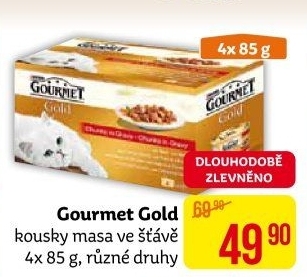 Konzerva pro kočky Gold Gourmet Purina