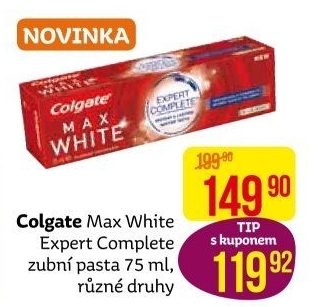 Pasta na zuby Max White Expert Complete Colgate