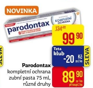 Pasta na zuby Kompletní ochrana Parodontax