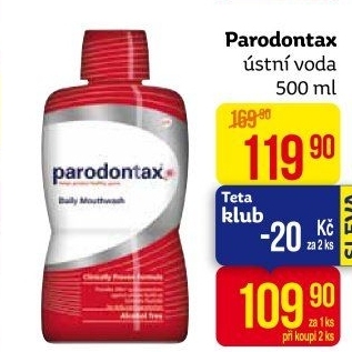 Ústní voda Parodontax