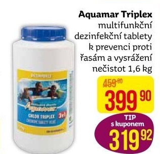 Přípravek do bazénu Chlor Triplex Aquamar