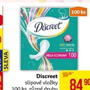 Vložky dámské slipové Discreet