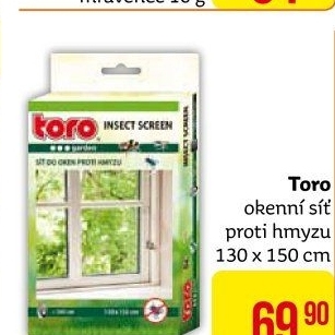 Okenní síťproti hmyzu Toro