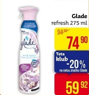 Osvěžovač vzduchu ve spreji Glade by Brise