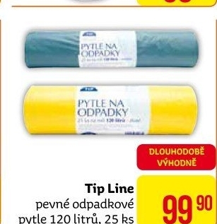 Pytle na odpadky 120 l Tip Line
