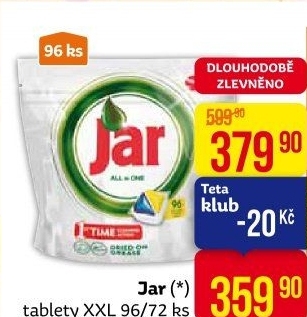 Kapsle do myčky Jar